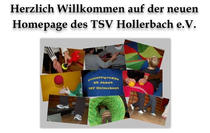 Herzlich Willkommen auf der neuen Homepage des TSV Hollerbach e.V.